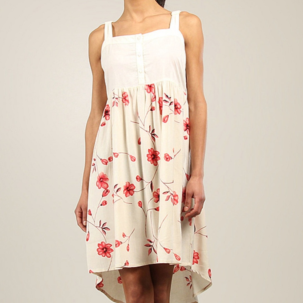 Button up dress soft! light Small